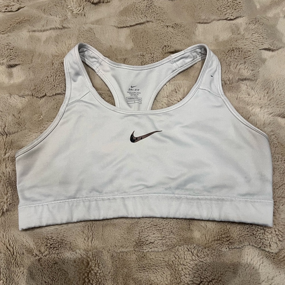 Nike Women's Light Gray Sports Bra